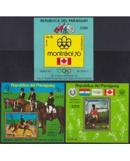 F-EX61825 PARAGUAY MNH 1975 MONTREAL OLYMPIC GAMES DECATHLON ATHLETISM.
