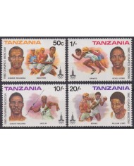 F-EX63478 TANZANIA MNH 1980 MOSCOW OLYMPIC GAMES JAVELIN BOXING ATHLETISM.