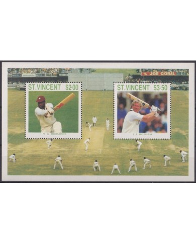 F-EX61827 ST VINCENT MNH 1988 SPORT RICHARDS BOTHEM BASEBALL.