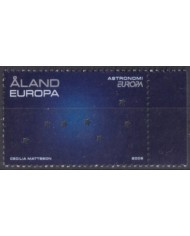 F-EX63215 ALAND MNH 2009 EUROPA ASTRONOMY YEAR STAR PERFORATION SPACE