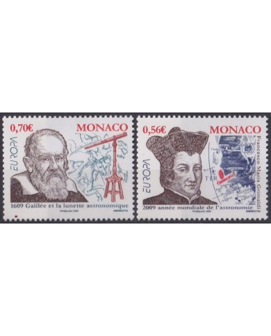 F-EX63214 MONACO MNH 2009 EUROPA ASTRONOMY YEAR GALILEO TELESCOPE SPACE.