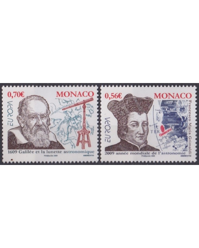 F-EX63214 MONACO MNH 2009 EUROPA ASTRONOMY YEAR GALILEO TELESCOPE SPACE.