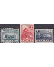 F-EX63283 DANMARK DENMANRK MNH 1947 RAILROAD RAILWAYS TRAIN.