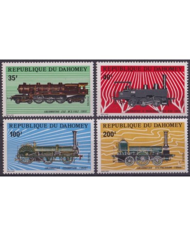 F-EX63344 YVORY COAST MNH 1974 RAILROAD RAILWAYS FERROCARRIL TRAIN LOCOMOTIVE.