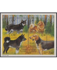 F-EX64227 FINLAND MNH 1989 DOG PERROS.