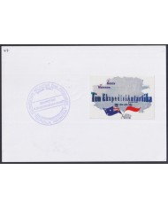 F-EX64191 INDONESIA 2001 ANTARCTIC EXPEDITION STATION POSTCARD.