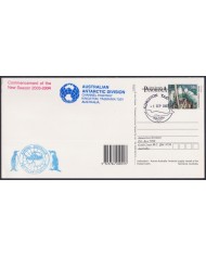 F-EX64185 AUSTRALIA ANTARCTIC 2003 TASMANIA STATION POSTCARD.