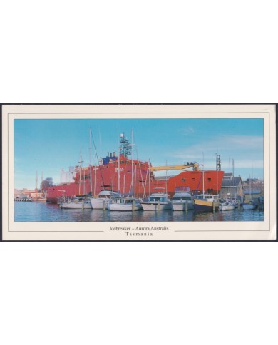 F-EX64185 AUSTRALIA ANTARCTIC 2003 TASMANIA STATION POSTCARD.