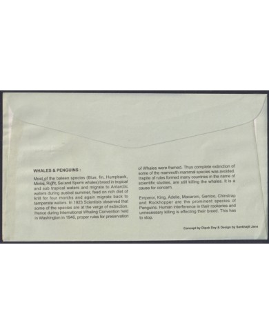 F-EX64181 INDIA 2003 PROTECT POLAR ENVIRONMENT FDC.