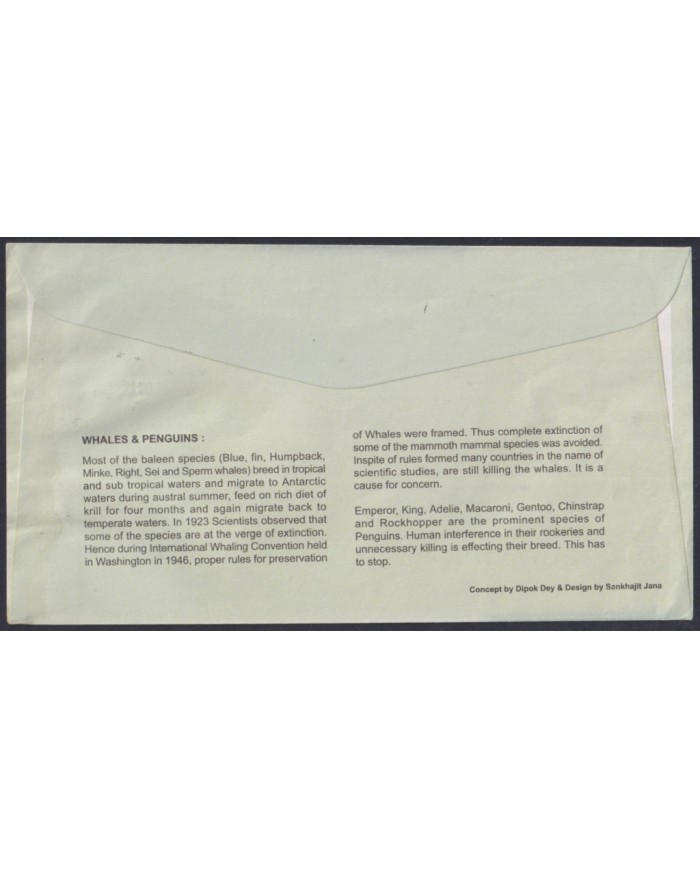 F-EX64178 INDIA 2003 PROTECT POLAR ENVIRONMENT FDC.