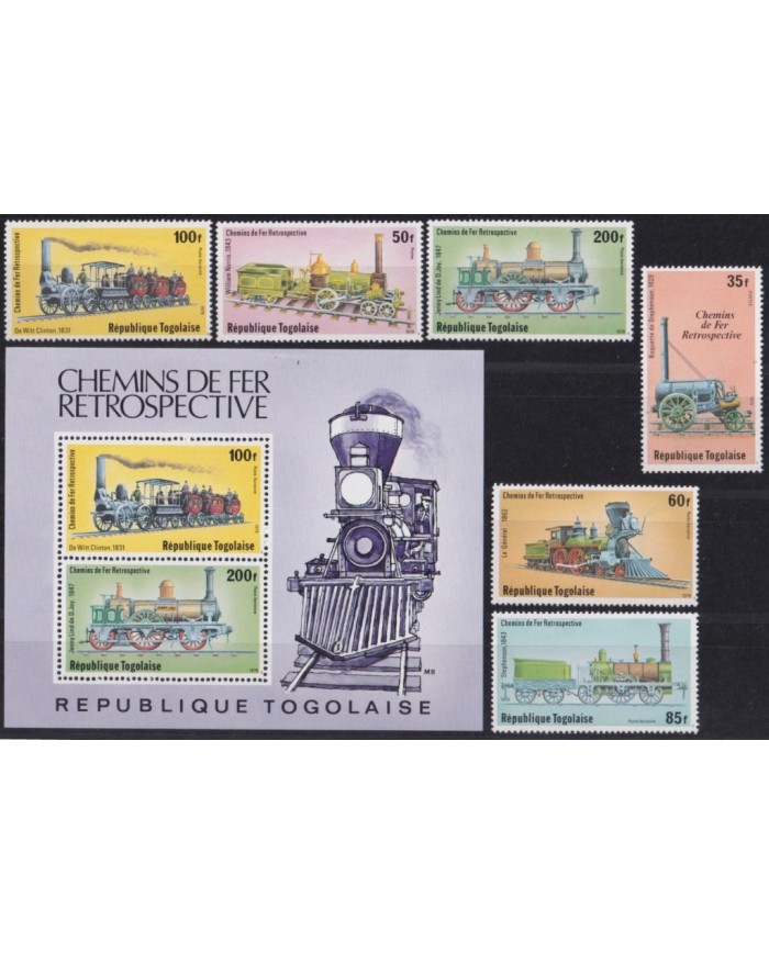 F-EX63760 TOGO MNH 1979 RAILROAD FERROCARRIL CHEMIS DE FER LOCOMOTIVE.
