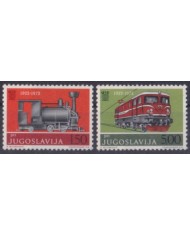 F-EX64058 YUGOSLAVIA MNH 1972 INTERN RAILROAD UNION CHEMIS DE FER LOCOMOTIVE.