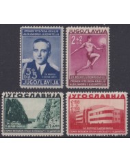 F-EX64059 YUGOSLAVIA MH 1938 HOSPITAL DERMI KAPIJA RAILROAD ARCHITECTURE.