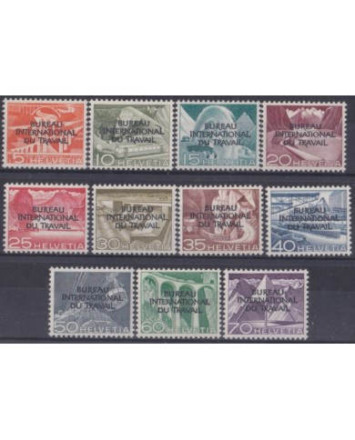 F-EX64018 SWITZERLAND 1950 MH BOARD OF WORK LABOUR MOUNTAIN LANDSCAPE.