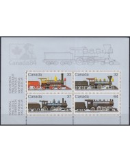 F-EX62851 CANADA MNH 1984 CHEMIS DE FER RAILWAY TRAIN LOCOMOTIVE FERROCARRIL.