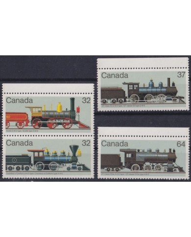 F-EX63322 CANADA MNH 1984 CHEMIS DE FER RAILWAY TRAIN LOCOMOTIVE FERROCARRIL.