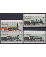 F-EX63322 CANADA MNH 1984 CHEMIS DE FER RAILWAY TRAIN LOCOMOTIVE FERROCARRIL.
