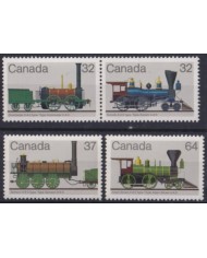 F-EX63320 CANADA MNH 1984 CHEMIS DE FER RAILWAY TRAIN LOCOMOTIVE FERROCARRIL.