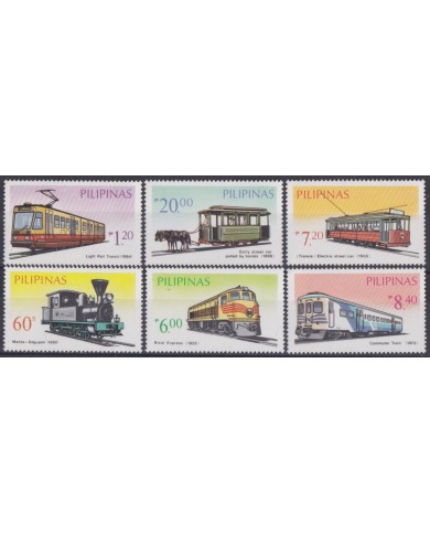 F-EX63354 PHILIPPINES MNH 1984 CHEMIS DE FER RAILWAY TRAIN LOCOMOTIVE FERROCARRIL.