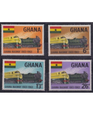 F-EX63826 GHANA MNH 1978 CHEMIS DE FER RAILWAY TRAIN LOCOMOTIVE FERROCARRIL.