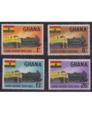F-EX63826 GHANA MNH 1978 CHEMIS DE FER RAILWAY TRAIN LOCOMOTIVE FERROCARRIL.