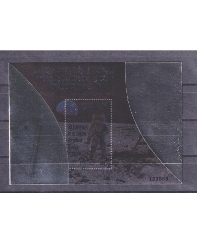 F-EX63784 ESPAÑA SPAIN MNH 2019 SPECIAL FORMAT MANNED MOON LANDING SPACE COSMOS.