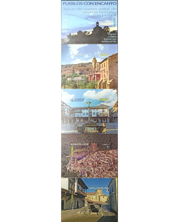 F-EX63791 ESPAÑA SPAIN MNH 2016 SPECIAL FORMAT “A” BOOK PUEBLOS CON ENCANTO.