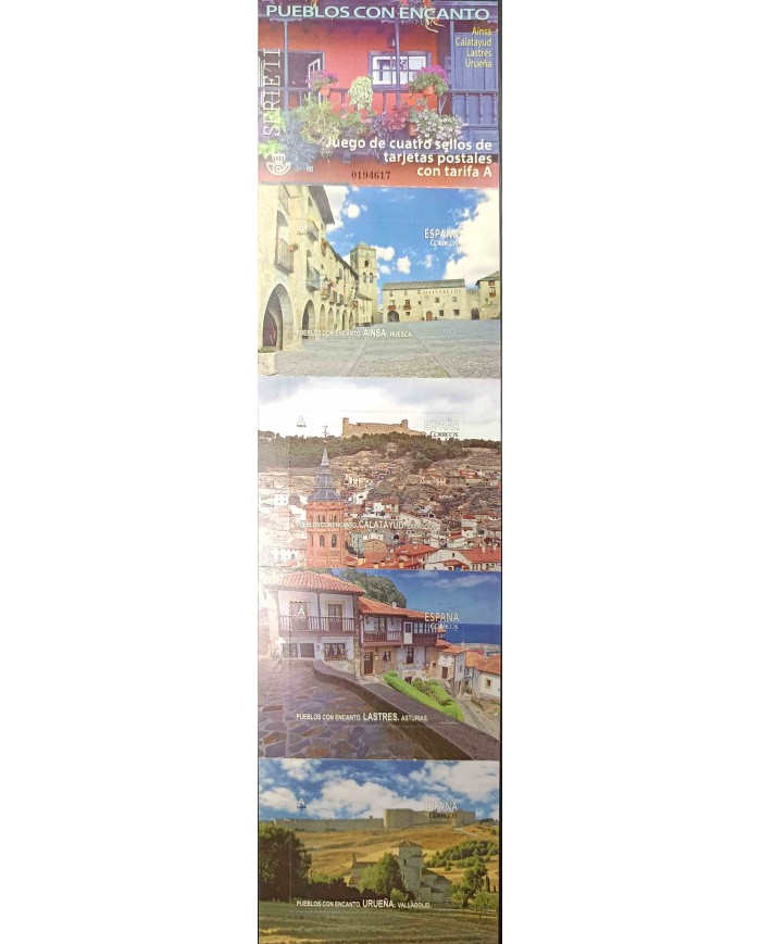 F-EX63792 ESPAÑA SPAIN MNH 2017 SPECIAL FORMAT “A” BOOK PUEBLOS CON ENCANTO.