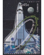 F-EX63895 ESPAÑA SPAIN MNH 2016 35º ANNIV COLUMBIA TRANSBORDER SPACE COSMOS.