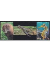 F-EX63911 ESPAÑA SPAIN MNH 2016 ENDANGERED FAUNA WILDLIFE SEAHORSE CRABS.