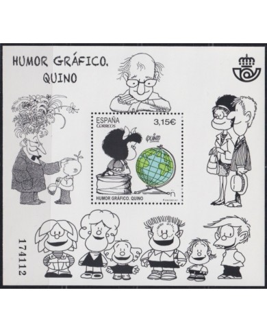 F-EX63912 ESPAÑA SPAIN MNH 2017 CARTOON MALFALDA GRAFIC QUINO SHEET.