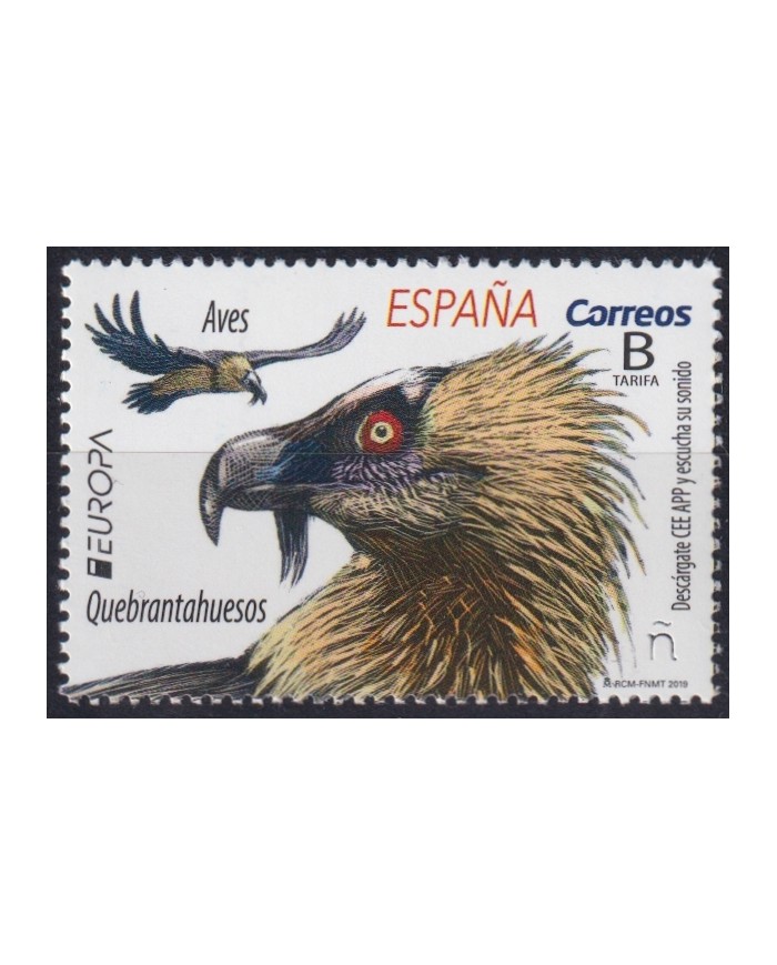 F-EX63924 ESPAÑA SPAIN MNH 2019 TARIFA B QUEBRANTAHUESOS BIRD OISEUX VÖGEL AVES