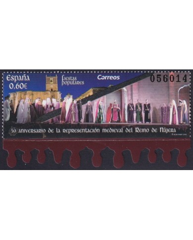 F-EX63935 ESPAÑA SPAIN MNH 2019 50º ANNIV MEDIEVAL FAIR OF NAJERA SPECIAL FORMAT.