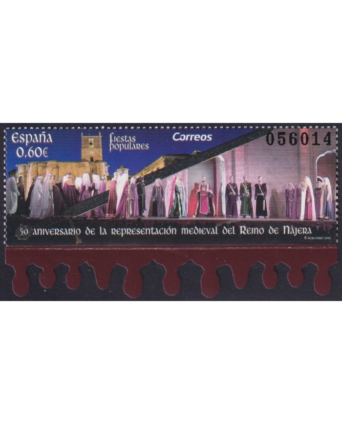 F-EX63935 ESPAÑA SPAIN MNH 2019 50º ANNIV MEDIEVAL FAIR OF NAJERA SPECIAL FORMAT.