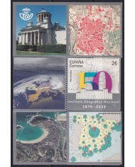 F-EX63942 ESPAÑA SPAIN MNH 2020 150º ANNIV NATIONAL GEOGRAPHIC INSTITUTE.