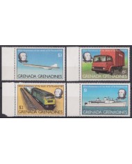 F-EX63363 GRENADA & GRENADINES MNH 1979 ROWLAND HILL AVION RAILWAY TRAIN LOCOMOTIVE FERROCARRIL.
