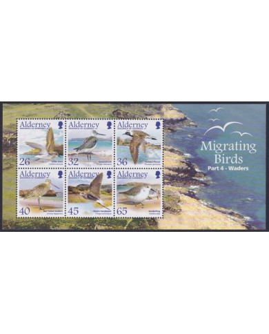 F-EX63796 ALDERNEY UK ENGLAND MH 2002 MIGRATING BIRD PART-4 WADERS AVES.
