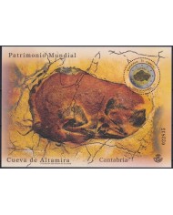 F-EX63799 ESPAÑA SPAIN MNH 2015 ALTAMIRA CAVERN PALEOLITICS PAINTING BISONTE.