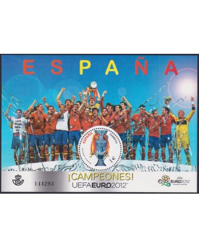 F-EX63688 ESPAÑA SPAIN MNH 2011 SOCCER UEFA CHAMPIONS CUP EURO 2012 FOOTBALL.