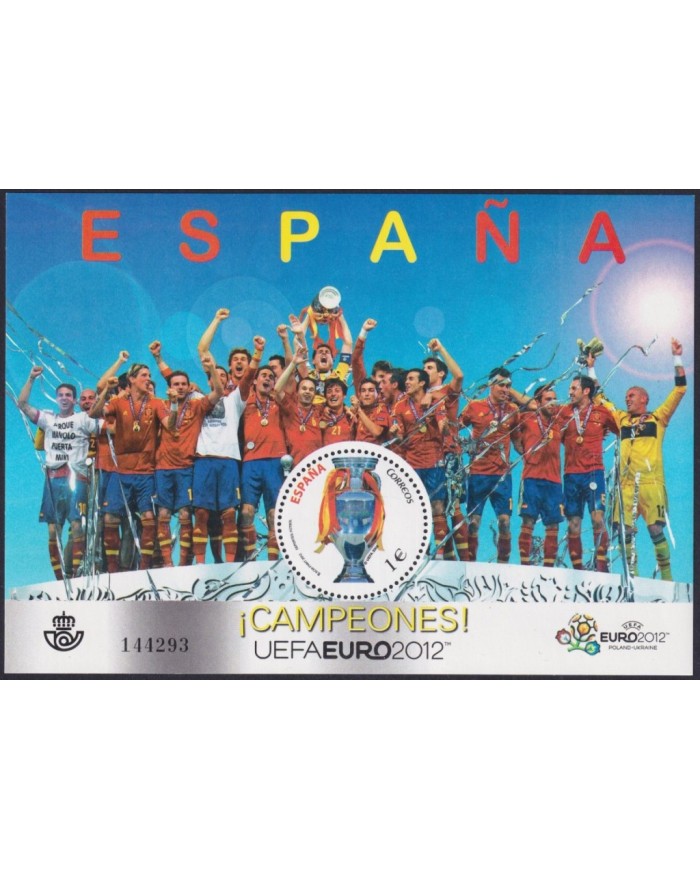 F-EX63688 ESPAÑA SPAIN MNH 2011 SOCCER UEFA CHAMPIONS CUP EURO 2012 FOOTBALL.