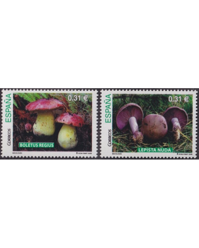 F-EX63958 ESPAÑA SPAIN MNH 2008 SETAS MUSHROOMS MICOLOGY.