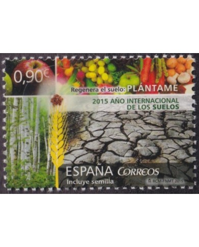 F-EX63959 ESPAÑA SPAIN MNH 2015 PLATEMOS EL PLANETA SEMILLA SEEDS FOR PLANTING.