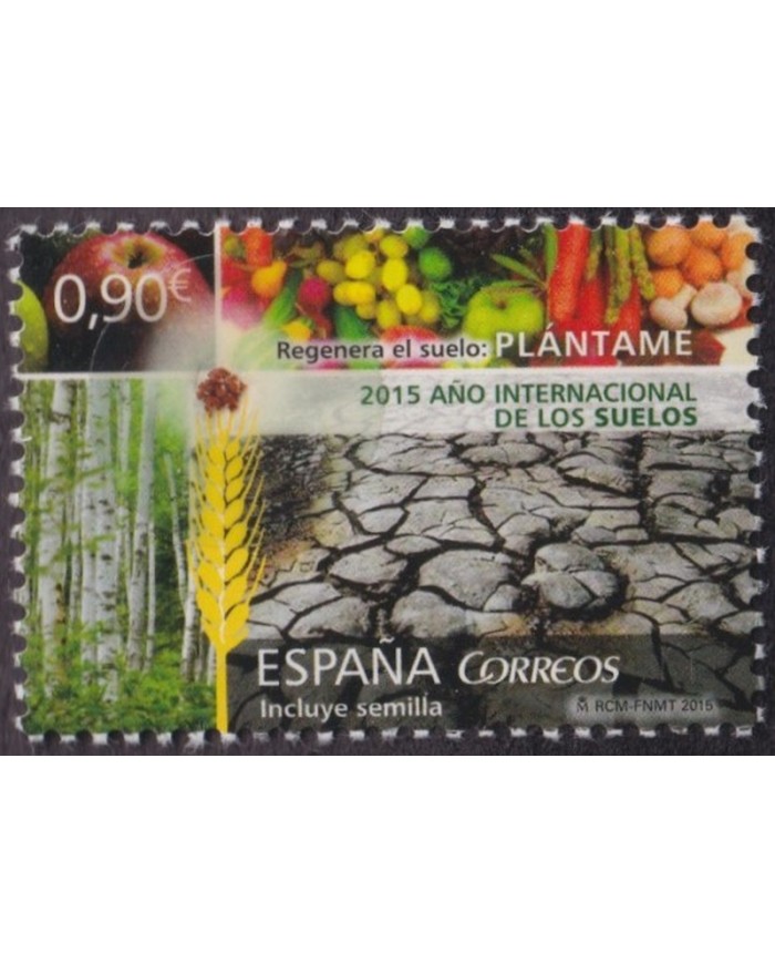 F-EX63959 ESPAÑA SPAIN MNH 2015 PLATEMOS EL PLANETA SEMILLA SEEDS FOR PLANTING.