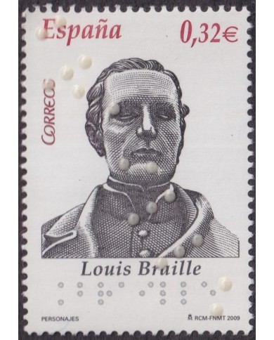 F-EX64232 ESPAÑA SPAIN MNH 2009 LOUIS BRAILE LECTURA INVIDENTES CIEGOS.