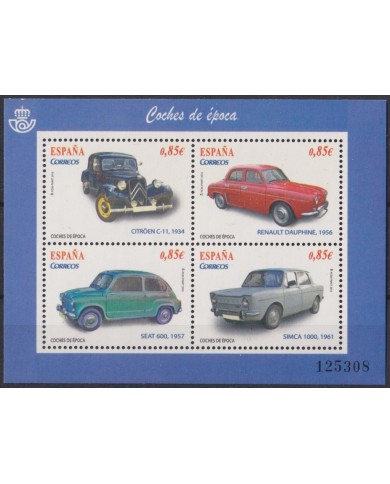F-EX64242 ESPAÑA SPAIN MNH 2011 AUTO OLD CARS SEAT 600 RENAULT CITROEN SIMCA.