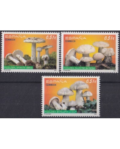 F-EX64245 ESPAÑA SPAIN MNH 2011 SETAS MUSHROOMS MICOLOGY.