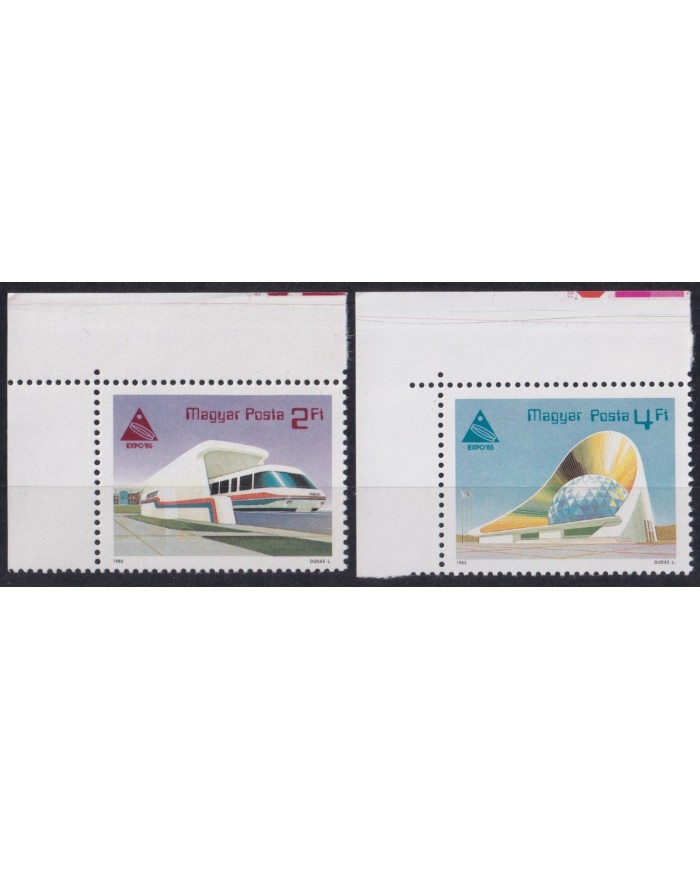 F-EX63526 HUNGARY MNH 1985 MODERN RAILROAD HIGHT SPEED TRAIN RAILWAYS LOCOMOTIVE FERROCARRIL