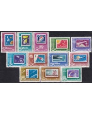 F-EX62766 HUNGARY MNH 1963 CONMMUNICATION CONFERENCE SPACE EXPLORATION.