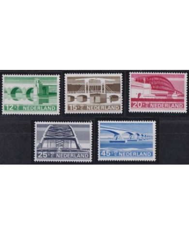 F-EX63520 NEDERLAND NETHERLAND MNH 1968 BRIDGE OF RAILROAD.