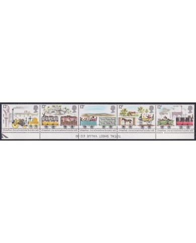 F-EX63262 ENGLAND UK MNH 1980 RAILROAD TRAIN RAILWAYS LOCOMOTIVE FERROCARRIL.